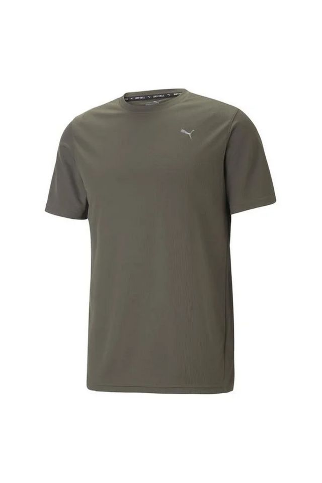 Puma Performance Ss Tee T-Shirt Cat Erkek Antrenman Tişört Yeşil 52031473