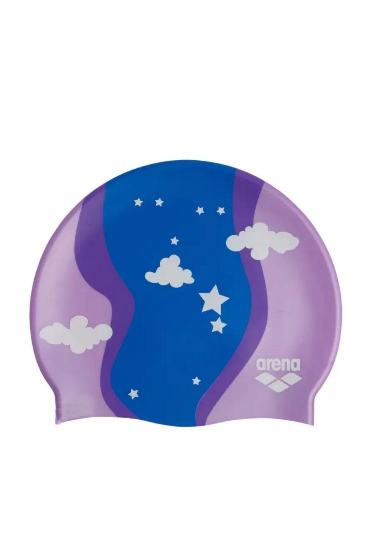 Arena Print Junior Unisex Çocuk Desenli Yüzücü Bone Renkli 94171145