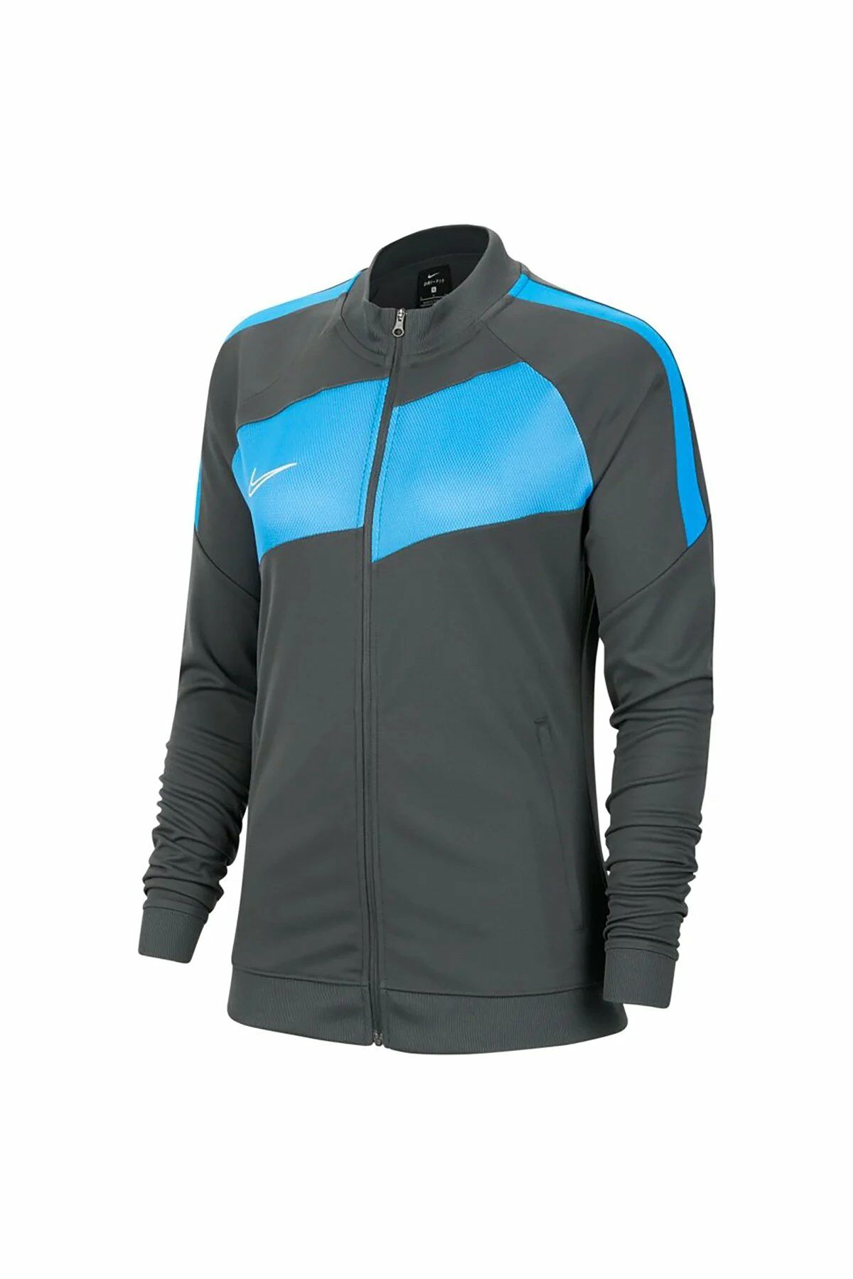 Nike W Nk Df Academy Jacket K Bayan Ceket Üst Eşofman Siyah/Mavi BV6932-060 L