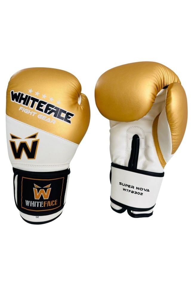 Whiteface Supernova  Boks Eldiveni 10 OZ Gold