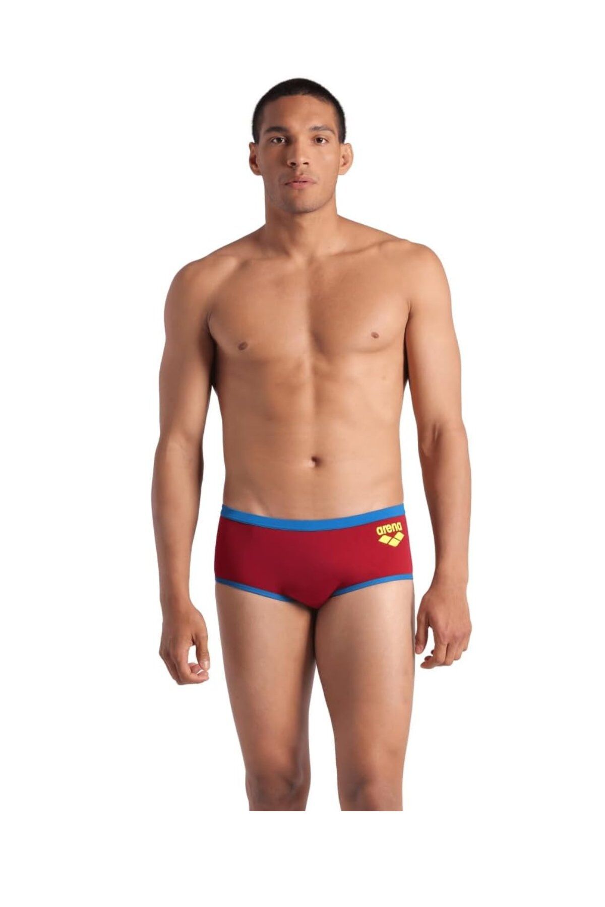Arena Men's One Low Waist Short Big Logo (85 Beden) Erkek Yüzücü Mayo Kırmızı 008549406