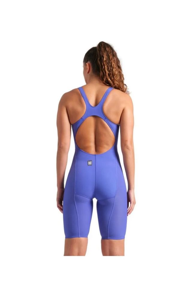 Arena Womens Powerskin Impulso Openback Bayan Yüzücü Yarış Mayosu Mavi 008603110
