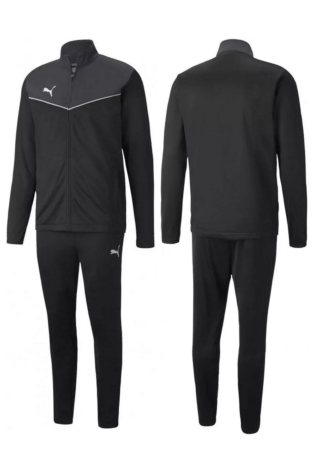 Puma individualRISE Tracksuit Erkek Eşofman Takımı Gri/Siyah 65753403 S