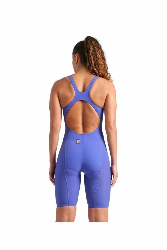 Arena Womens Powerskin Impulso Openback Bayan Yüzücü Yarış Mayosu Mavi 008603110 34