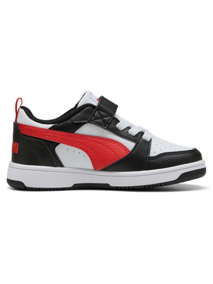 Puma Rebound V6 Lo AC+ PS Unisex Çocuk Sneakers Ayakkabı Kırmızı/Beyaz 39741904