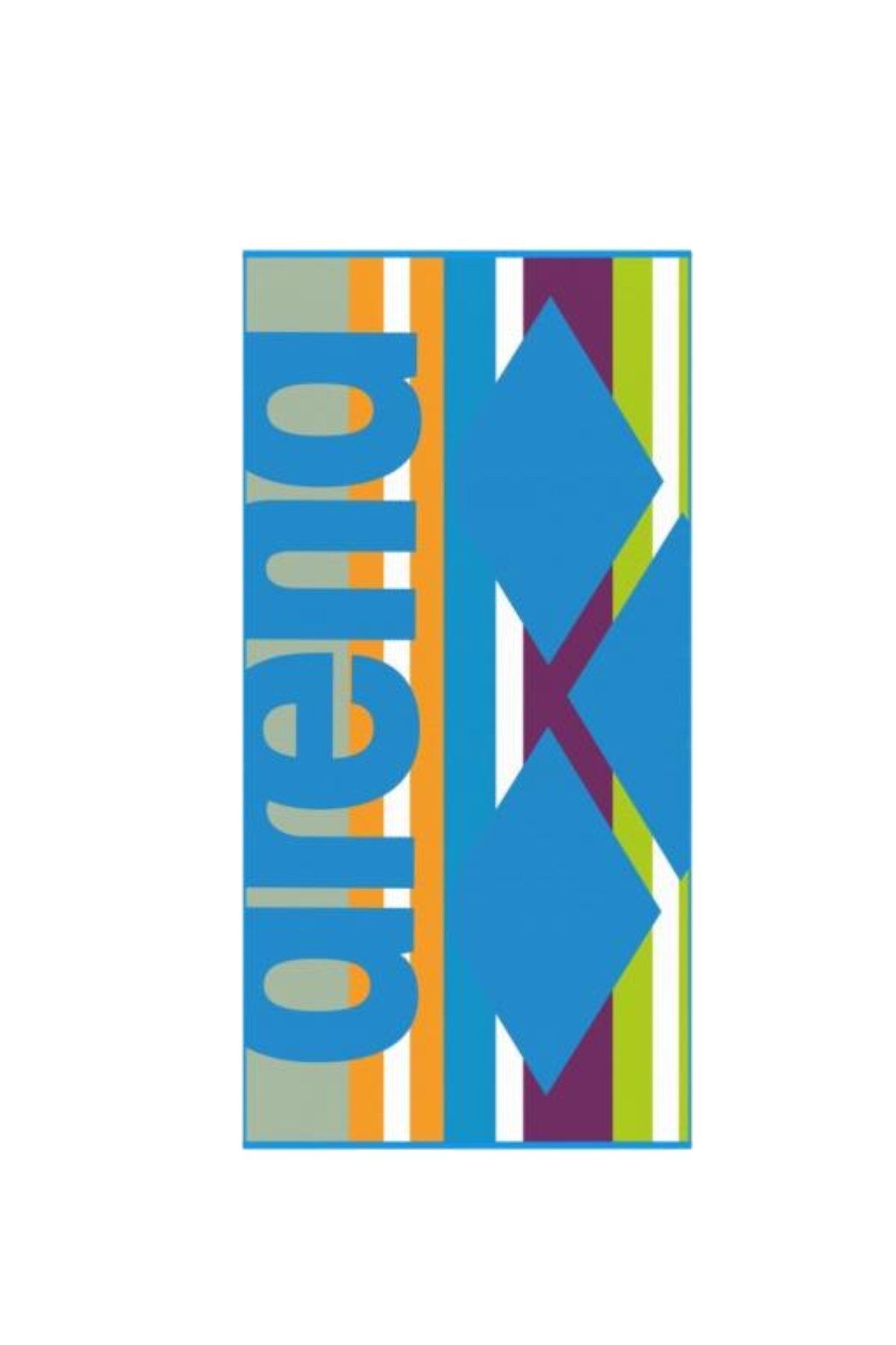 Arena Big Logo Velour Towel Unisex Yüzücü Havlu Turkuaz 009053890