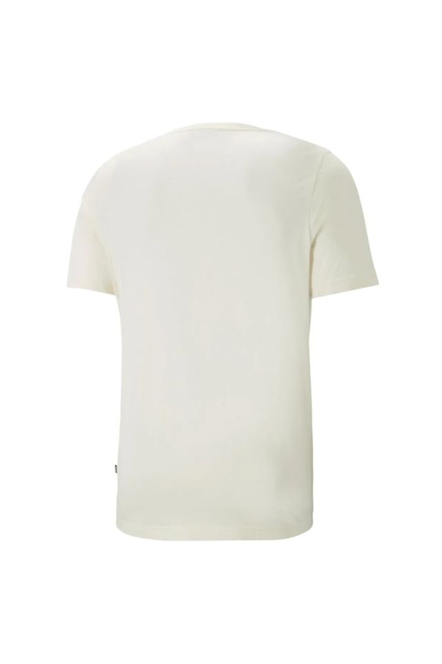 Puma ESS + 2 Col Logo Tee Pristine Erkek Spor Tişört Beyaz 58675965