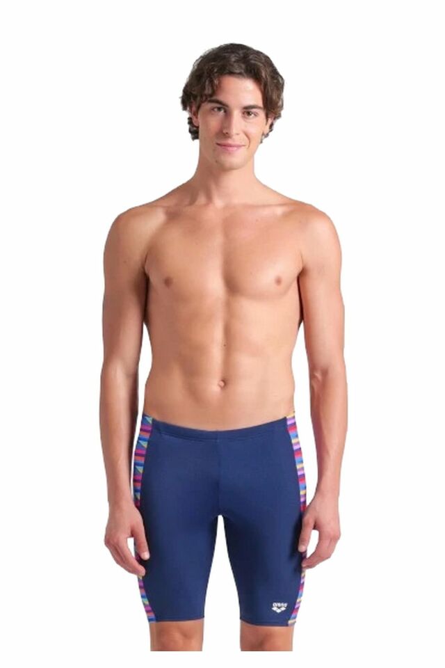 Arena Men's Arena Racing Stripe Swim Jammer Erkek Yüzücü Mayo Lacivert 009078750 75