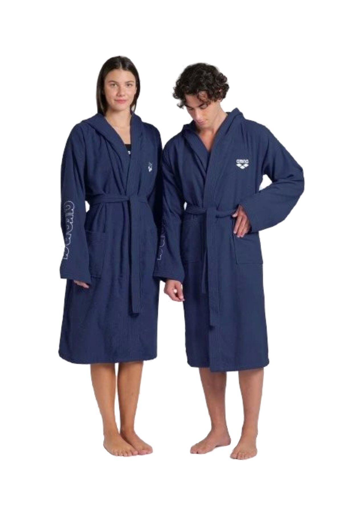 Arena Zeppelin Light Robe (L Beden) Unisex Yüzücü Bornoz Lacivert 009019710