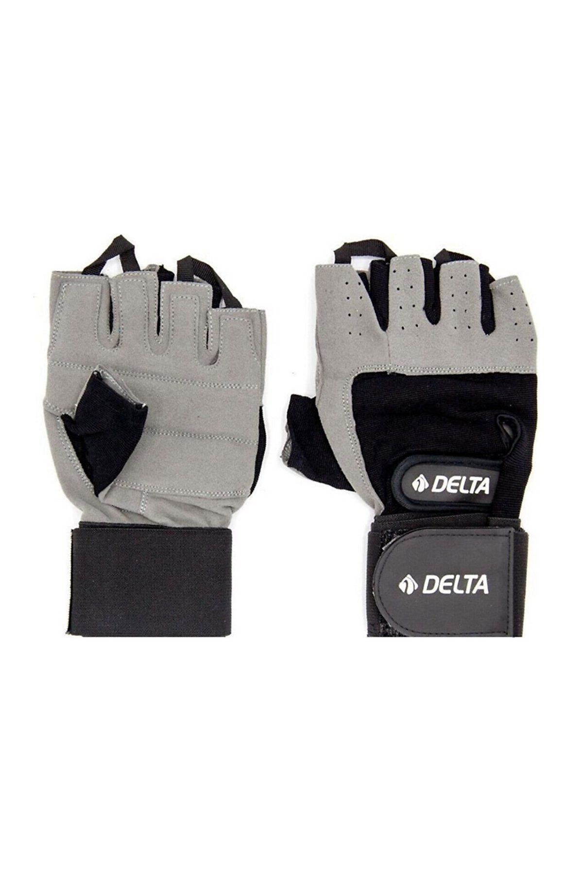 Delta FGE-915 Body & Fitness Eldiveni Siyah/Gri L