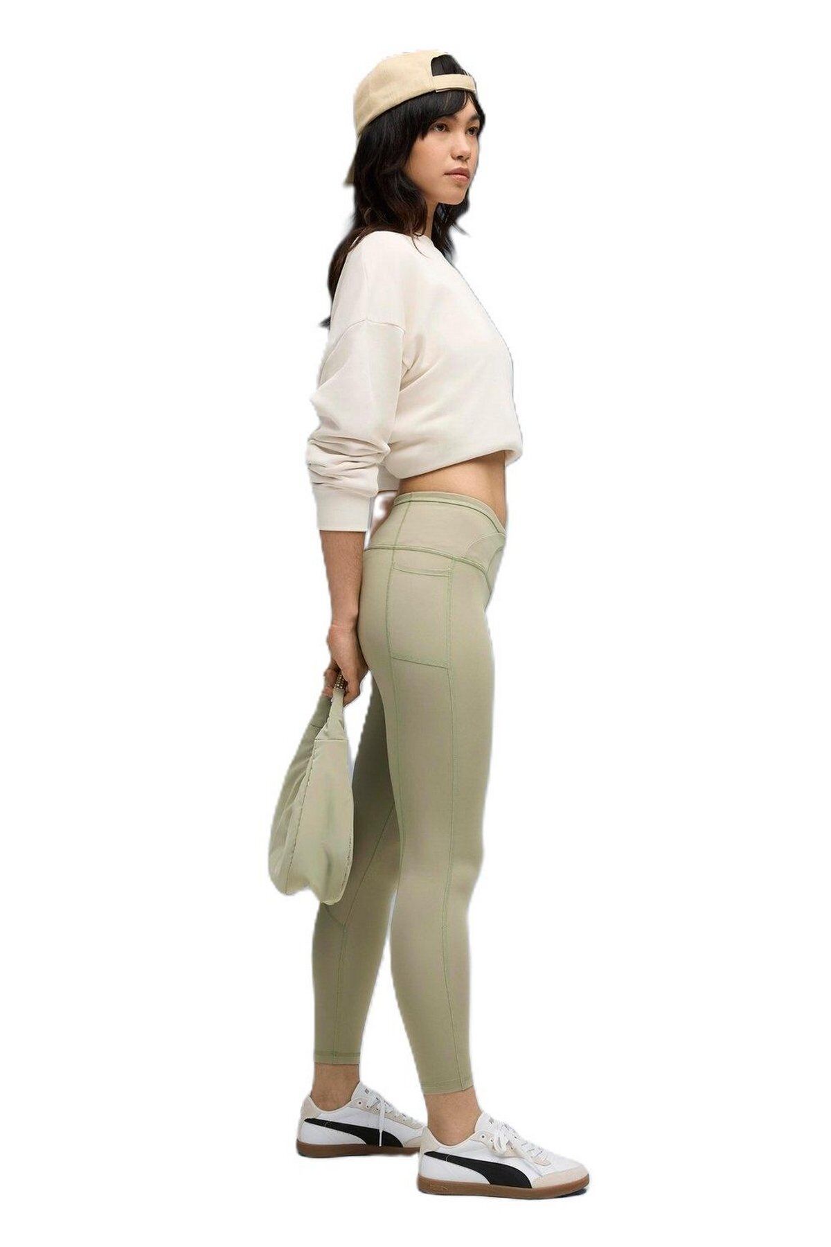 Puma Evostripe High-Waist Tights Bayan Günlük Spor Tayt A.Yeşil 68814482 M