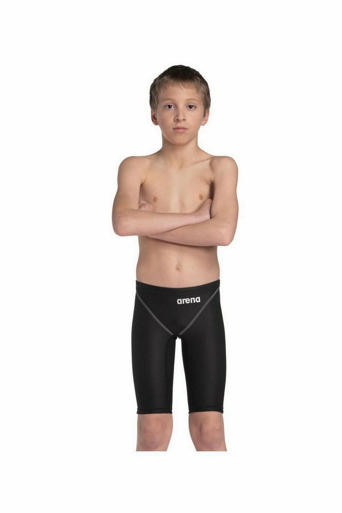 Arena Boy's Powerskin St Next Ob Jr Erkek Çocuk Yüzücü Yarış Mayosu Siyah 00587850 6-7