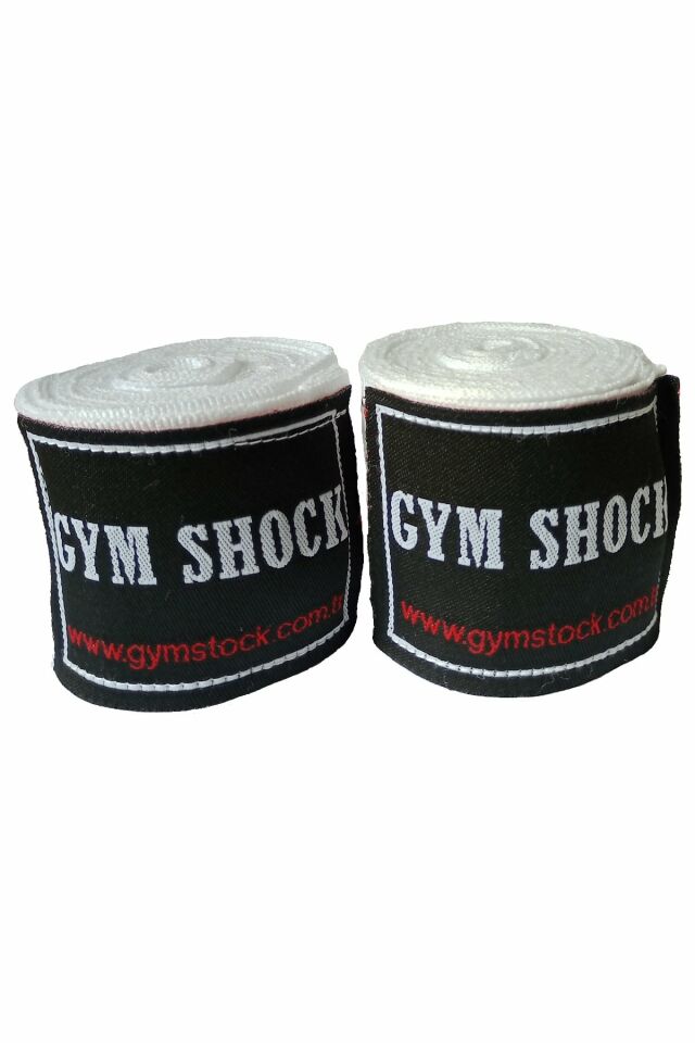 GYMSHOCK 5 cm 4.5 m Boks Bandajı Beyaz