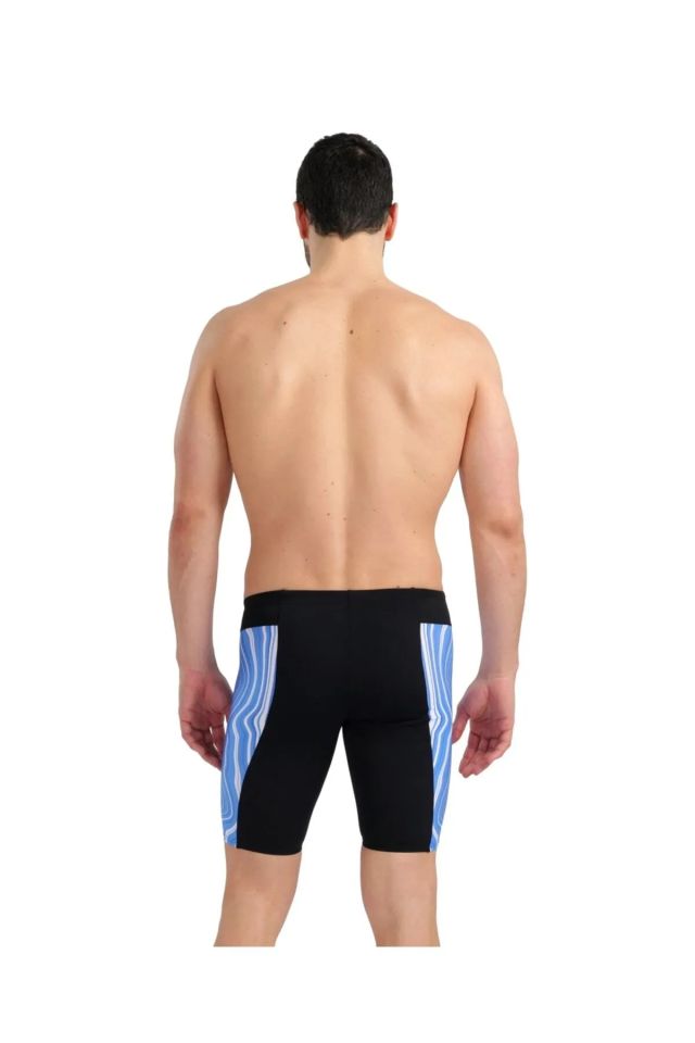 Arena Swim Jammer Marbled Erkek Yüzücü Mayosu Siyah 75 Beden 005785570