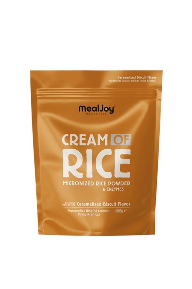 MealJoy Cream Of Rice Micronize Pirinç Unu Karamelize Bisküvi 1000g