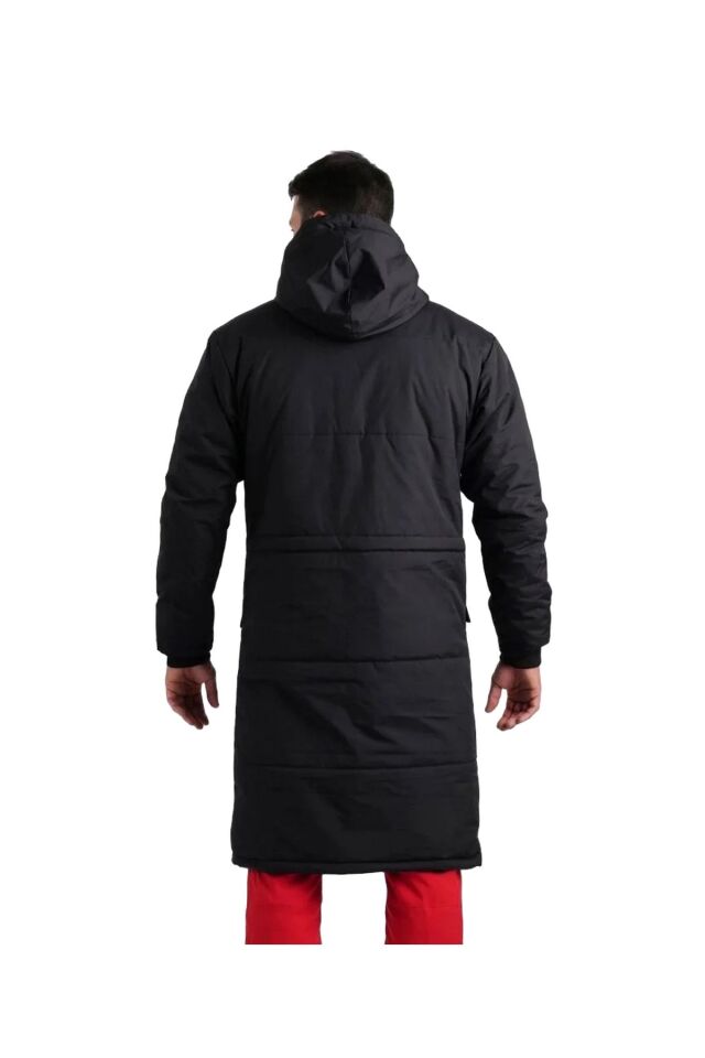 Arena Team Parka Solid Unisex Yüzücü Parka Siyah 004914500