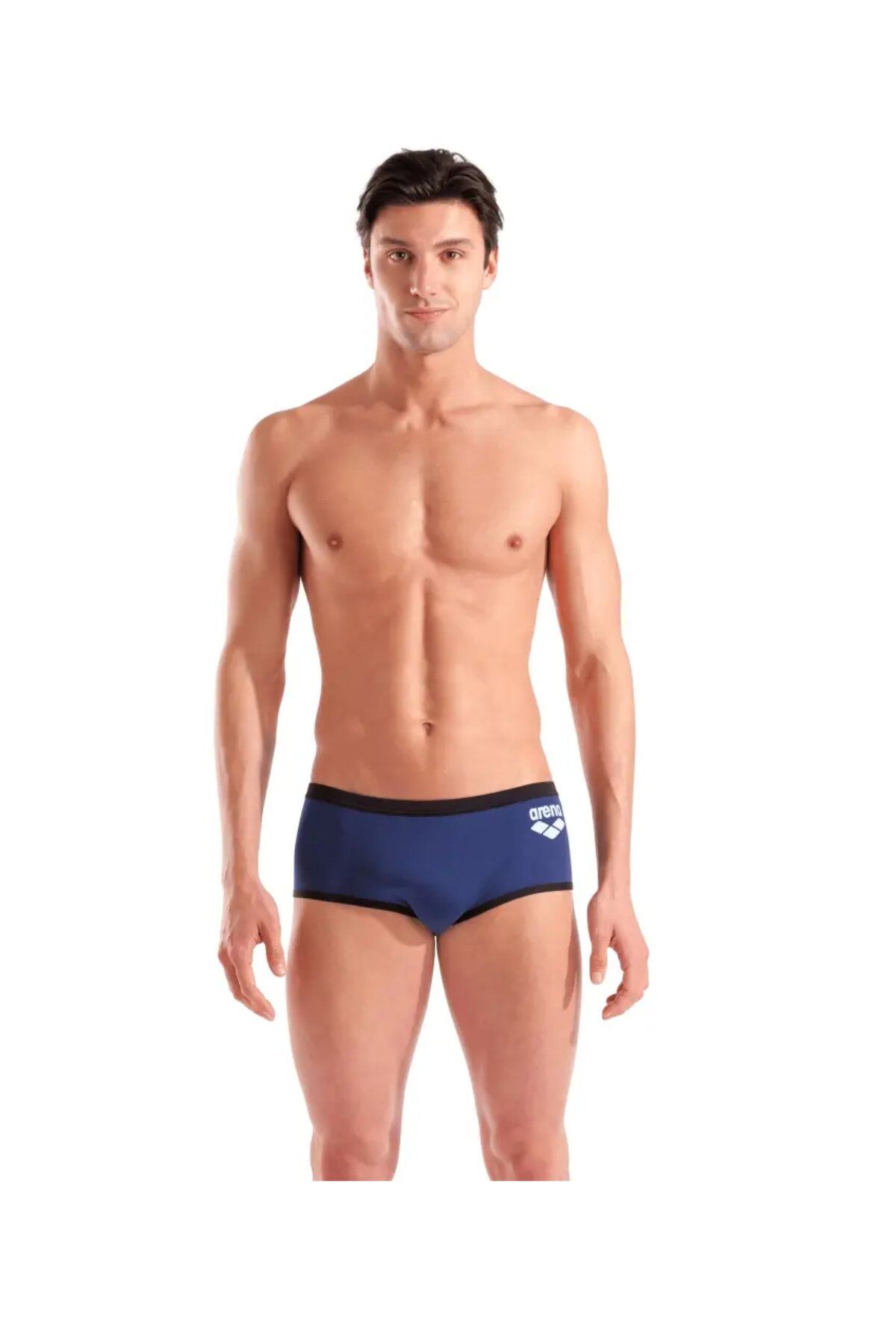 Arena Men's One Low Waist Short Big Logo (85 Beden) Erkek Yüzücü Mayo Lacivert 008549750