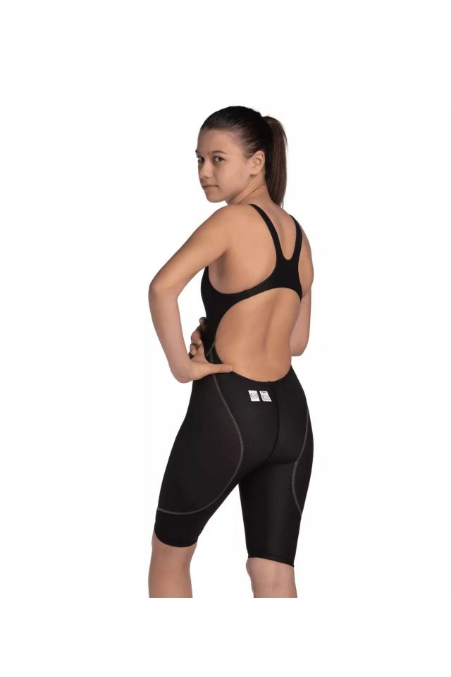 Arena Girl's Powerskin St Next Ob Jr Kız Çocuk Yüzücü Yarış Mayosu Siyah 00587750 12-13