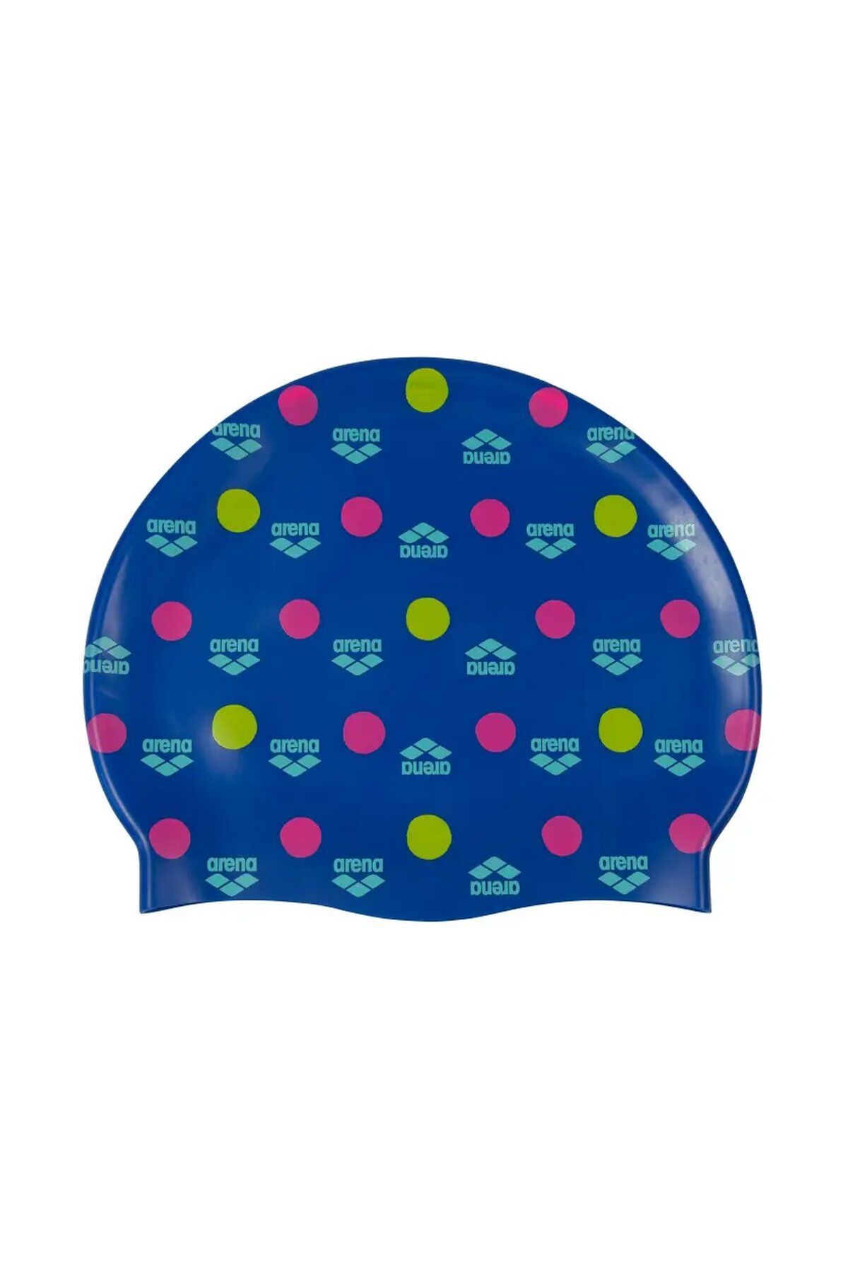 Arena Print Junior Unisex Çocuk Desenli Yüzücü Bone Mavi 94171246