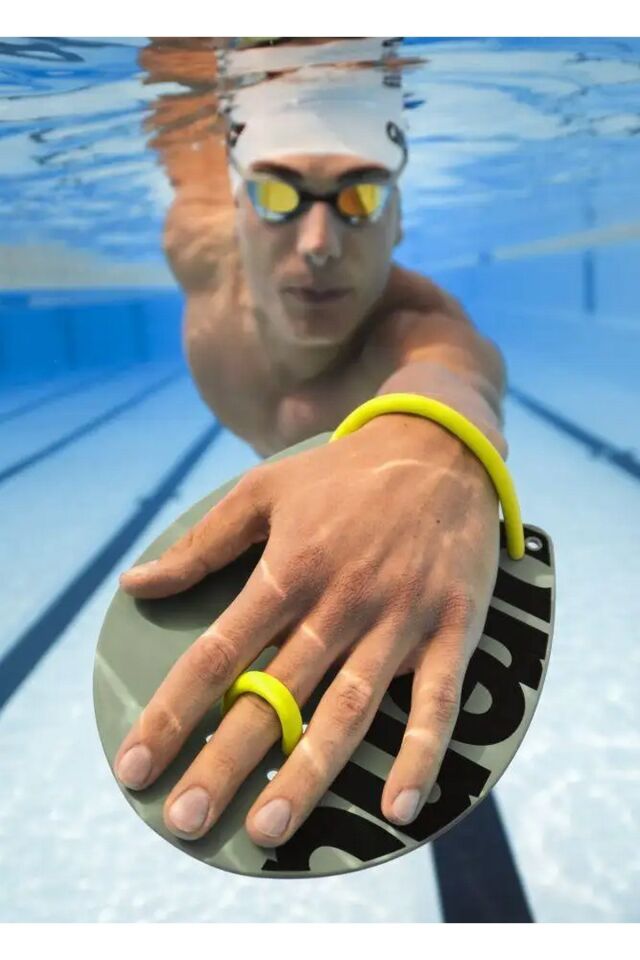 Arena Elite Hand Paddle 2 Unisex Yüzücü El paleti Yeşil 004409130 L