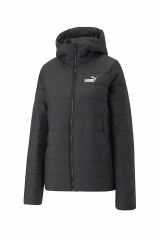 Puma ESS Hooded Padded Jacket Puma-Black Unisex Kapüşonlu Mont Siyah 84894001