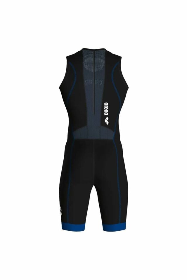 Arena M Trisuit St 2.0 Rear Zip Erkek Triathlon Yüzücü Yarış Mayosu Siyah 001510508