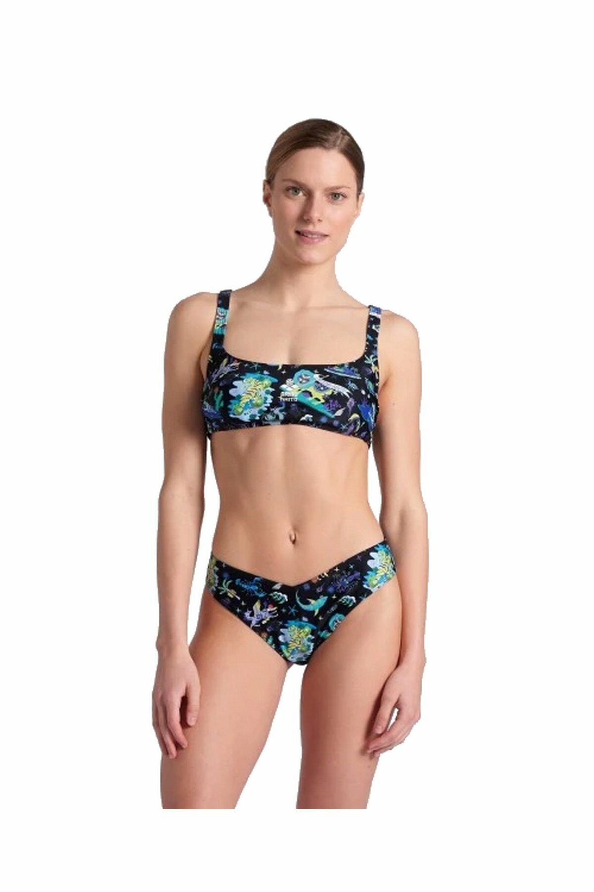 Arena Women's Arena Fun Planet Bikini Bralette Siyah 007064550 L