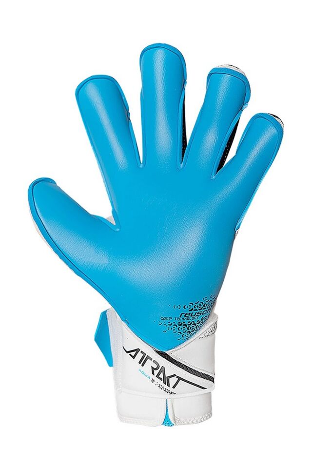 Reusch 1126 Attrakt Aqua Evol. Kaleci Eldiveni Beyaz/Siyah/Mavi No 9