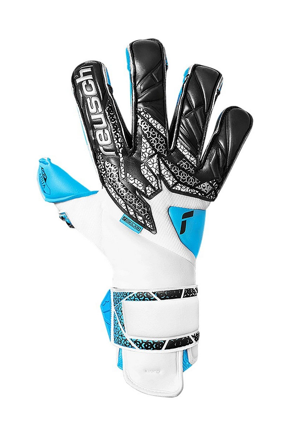 Reusch 1126 Attrakt Aqua Evol. Kaleci Eldiveni Beyaz/Siyah/Mavi No 10