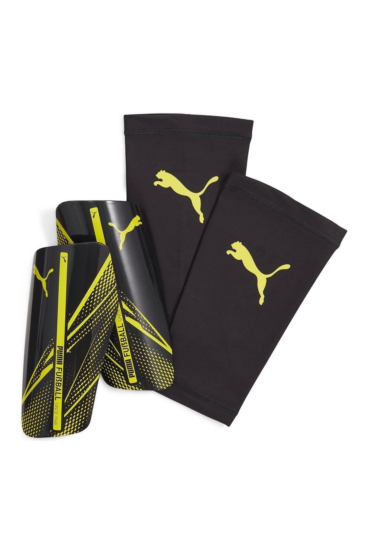 Puma Attacanto Sleeve Puma-Black Yellow Blaze Tekmelik Siyah/Sarı 03088702 M