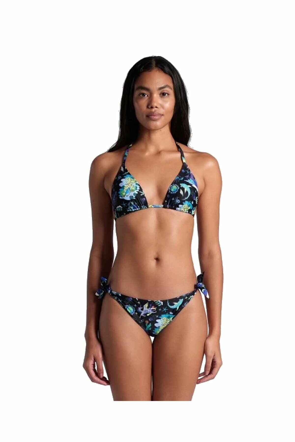 Arena Women's Arena Fun Planet Bikini Triangle Siyah 007063550 XS