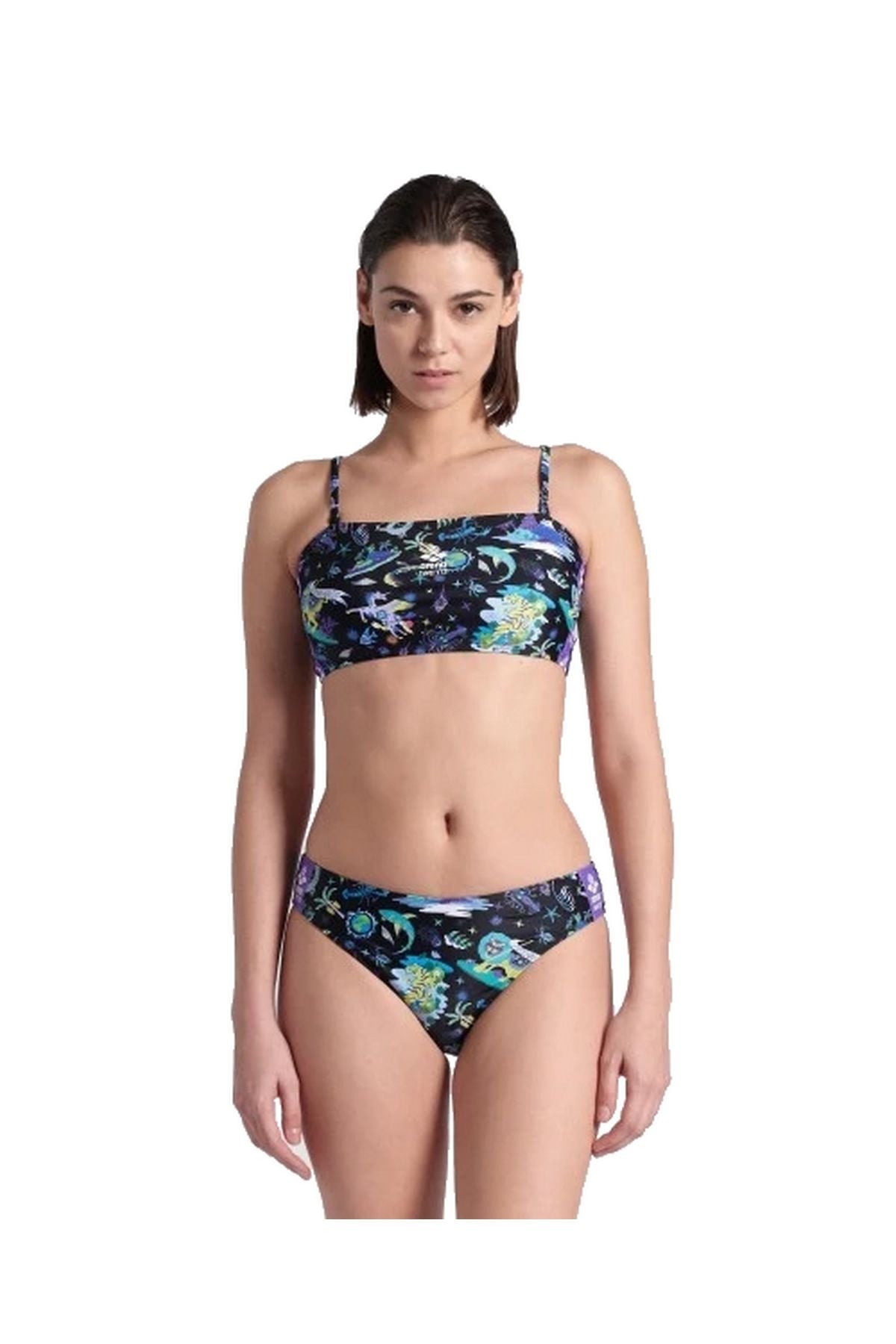 Arena Women's Arena Fun Planet Bikini Bandeau Siyah 007062550