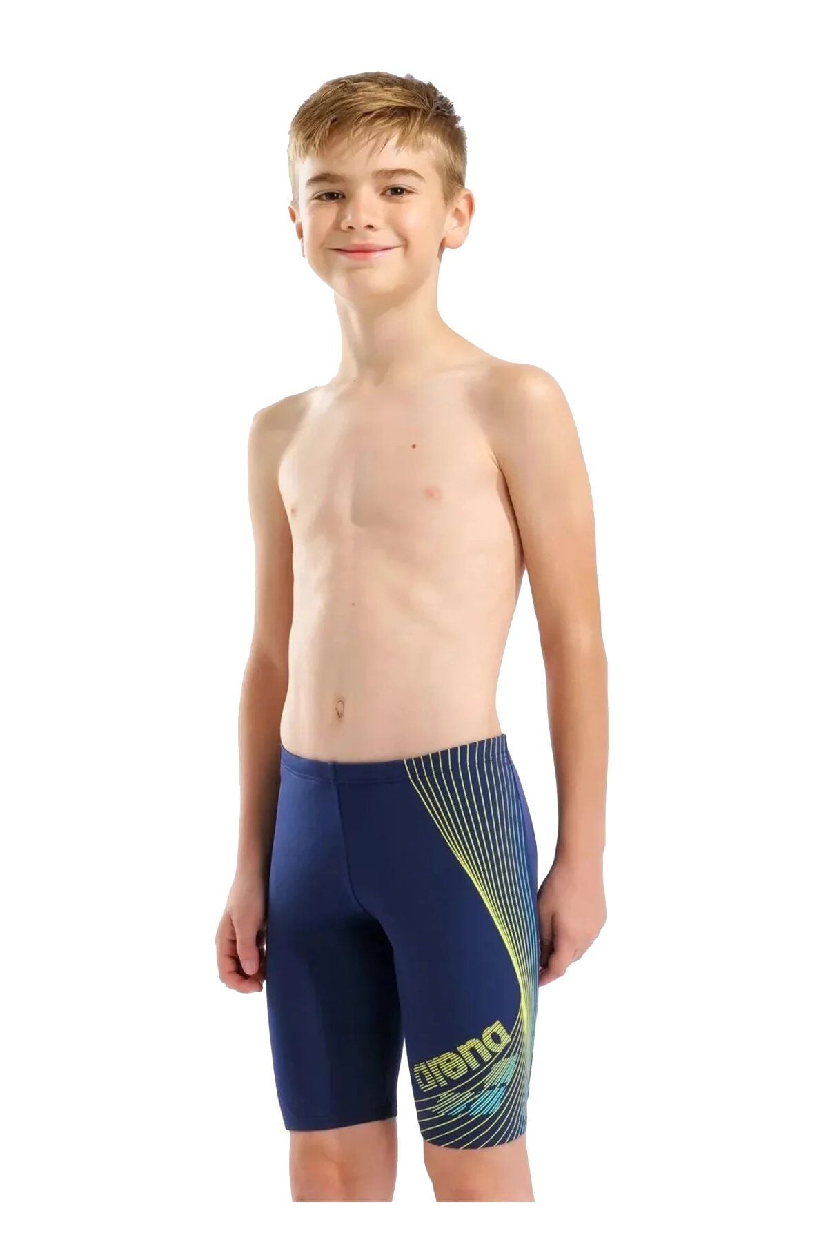 Arena Boy's Design Swim Jammer Erkek Çocuk Mayo Lacivert 010754703 12-13