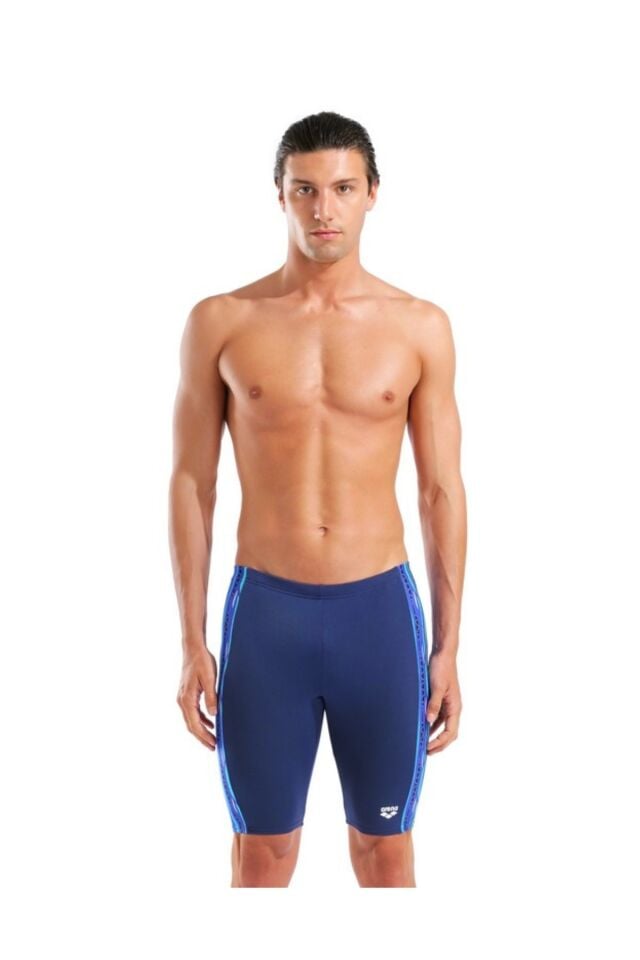 Arena Men's Stripes Swim Jammer Erkek Yüzücü Mayo Lacivert 010759750