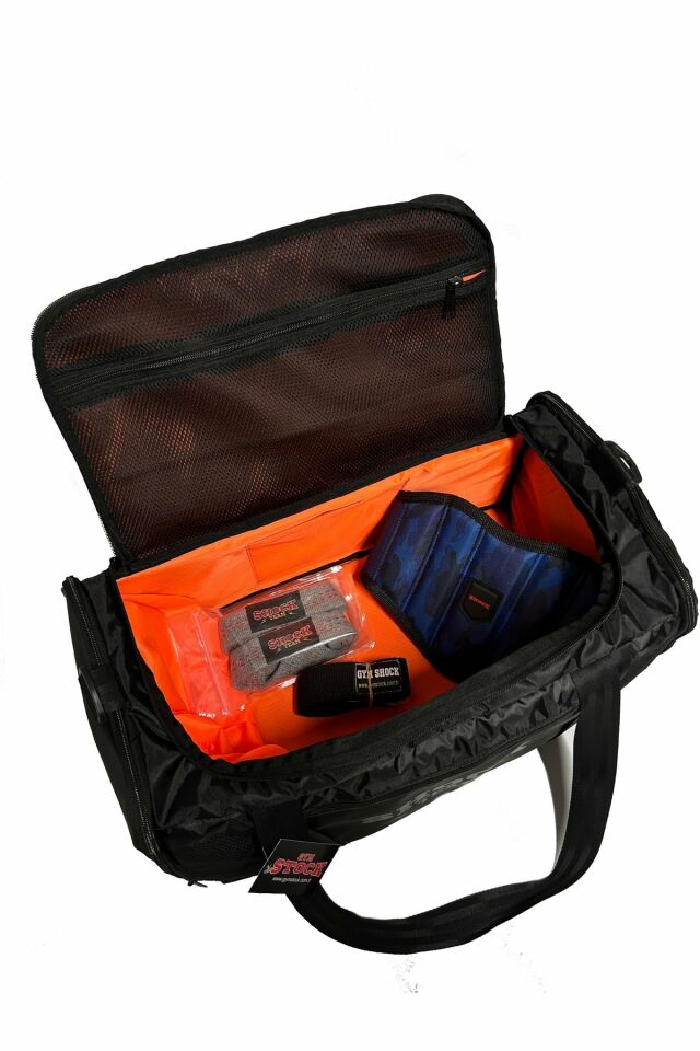Shock Team Astarlı Fonksiyonel Duffle Spor Çanta Siyah