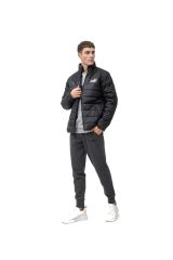 Puma ESS+ Padded Puma Big Logo Jacket Puma-Black Unisex Mont Siyah 84934901 XL
