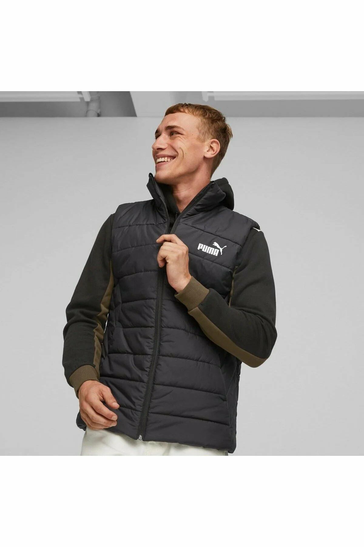 Puma Ess Padded Vest Unisex Günlük Spor Yelek Siyah 84893901 S