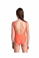 Arena Girl's ARENA Logo Swimsuit One Piece Kız Yüzücü Mayo Gül Kurusu 007328900 8-9