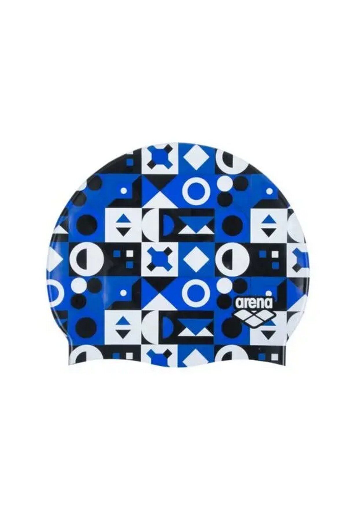 Arena Print Junior Unisex Çocuk Desenli Yüzücü Bone Mavi Desenli 94171247
