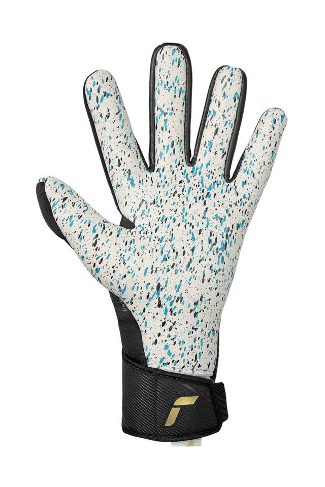 Reusch 7707 Fastgrip Fusion Kaleci Eldiveni Siyah/Altın/Renkli No 9