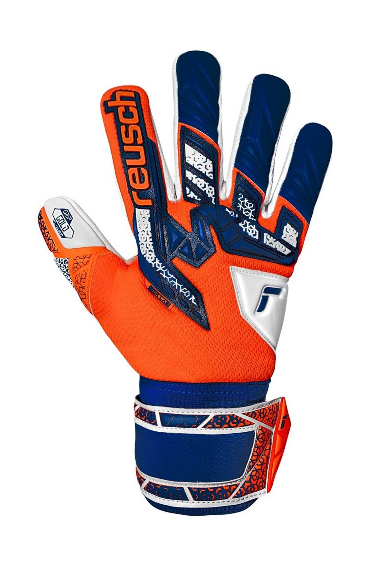 Reusch 2500 Attrakt Freegel Gold NC Kaleci Eldiveni Turuncu/Lacivert/Beyaz No 9.5