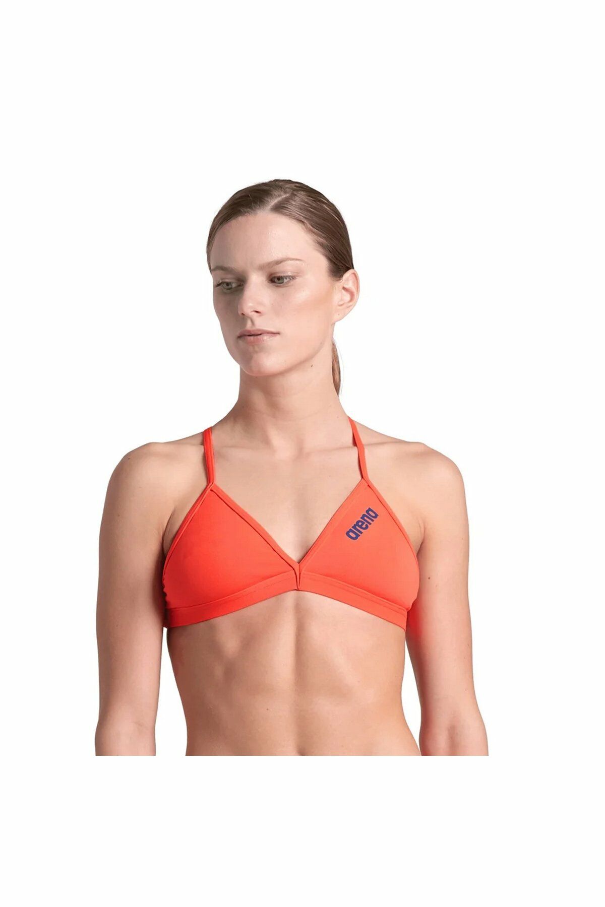 Arena Women's Team Swim Top Tie Back Solid Bayan Mayo 004768300 42