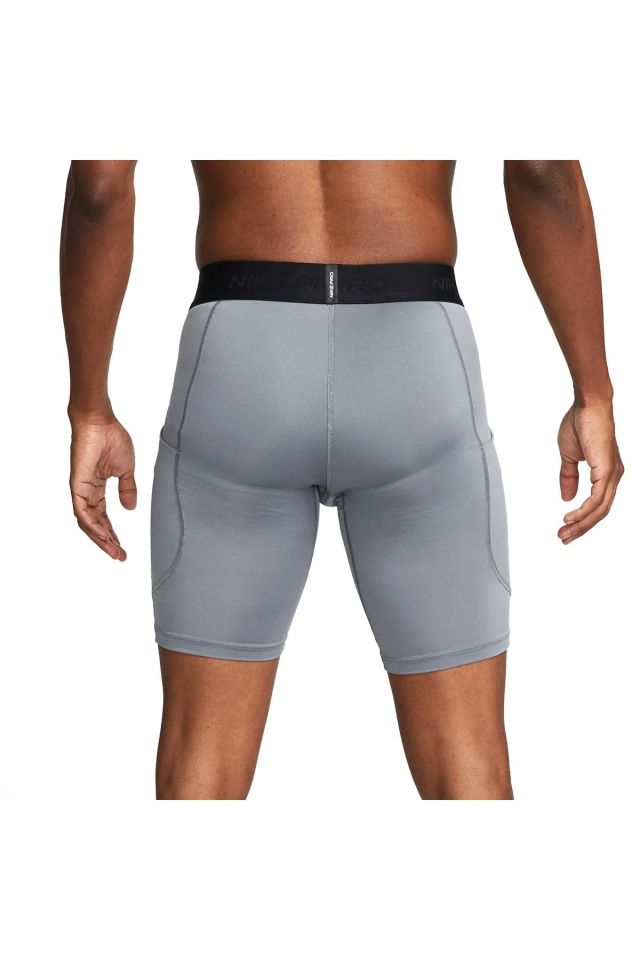Nike Pro Dri-Fit Erkek Antrenman Tayt Gri FB7963-084 M