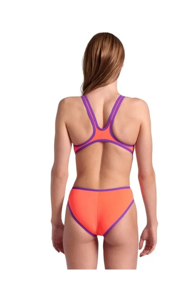 Arena Women W Arena One Biglogo One Piece Bayan Yüzücü Mayo Turuncu 001198990
