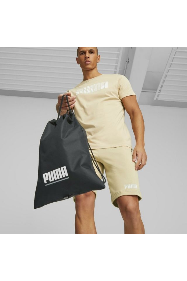 Puma Plus Gym Sack Puma-Black Unisex Günlük Spor Çanta Siyah 07961201