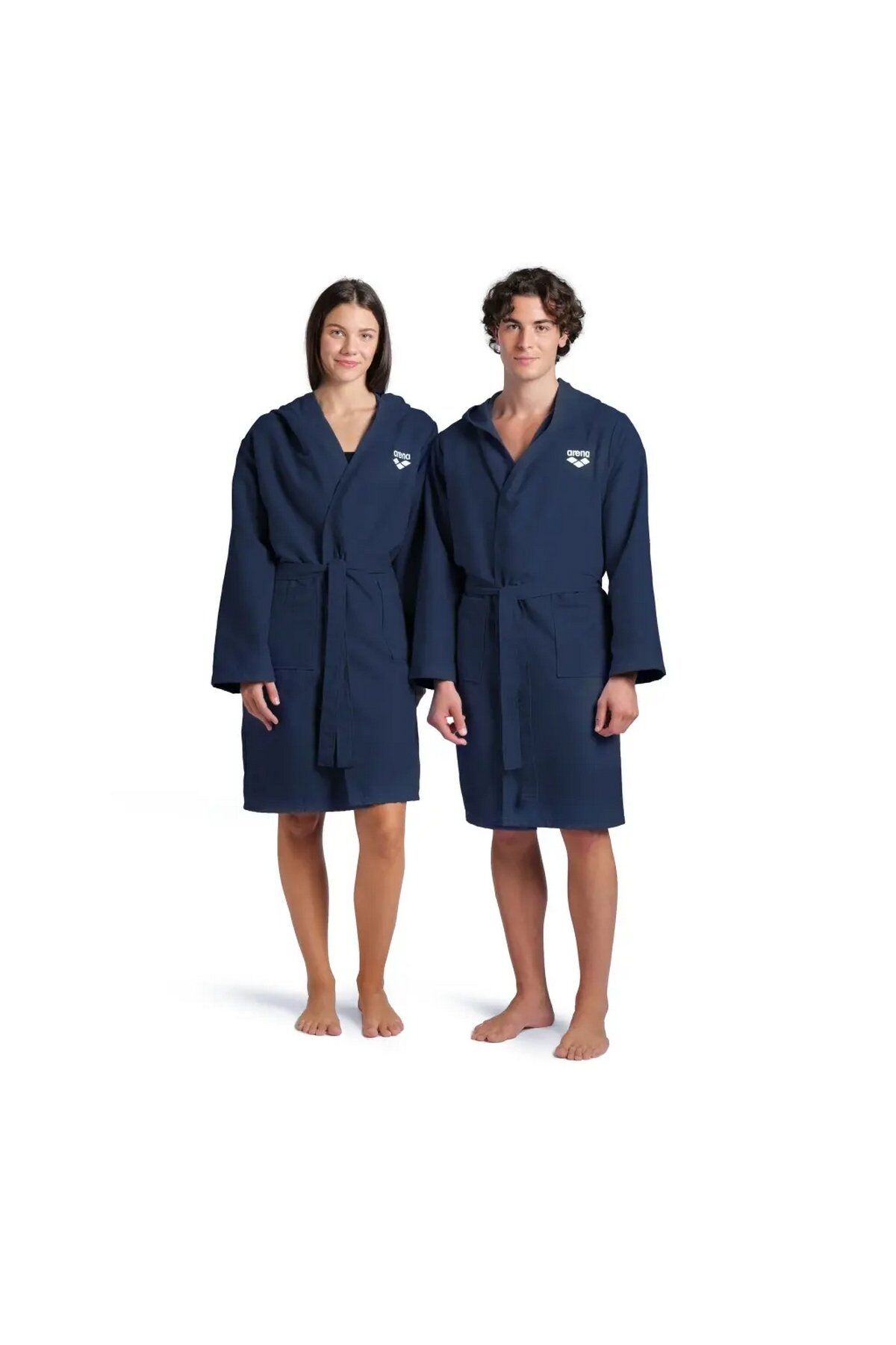 Arena Compact Microfiber Robe Unisex Havuz Deniz Yüzücü Bornoz Lacivert 009034710 M