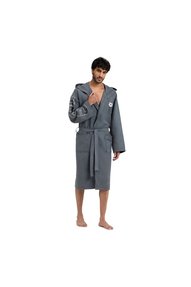 Arena Zeal Plus Unisex Yetişkin Bornoz Gri 005308101