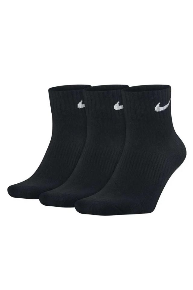 Nike Perf Ltwt Ns 3Pr Unisex Beden XL Antrenman Çorabı 3lü Siyah SX4706-001