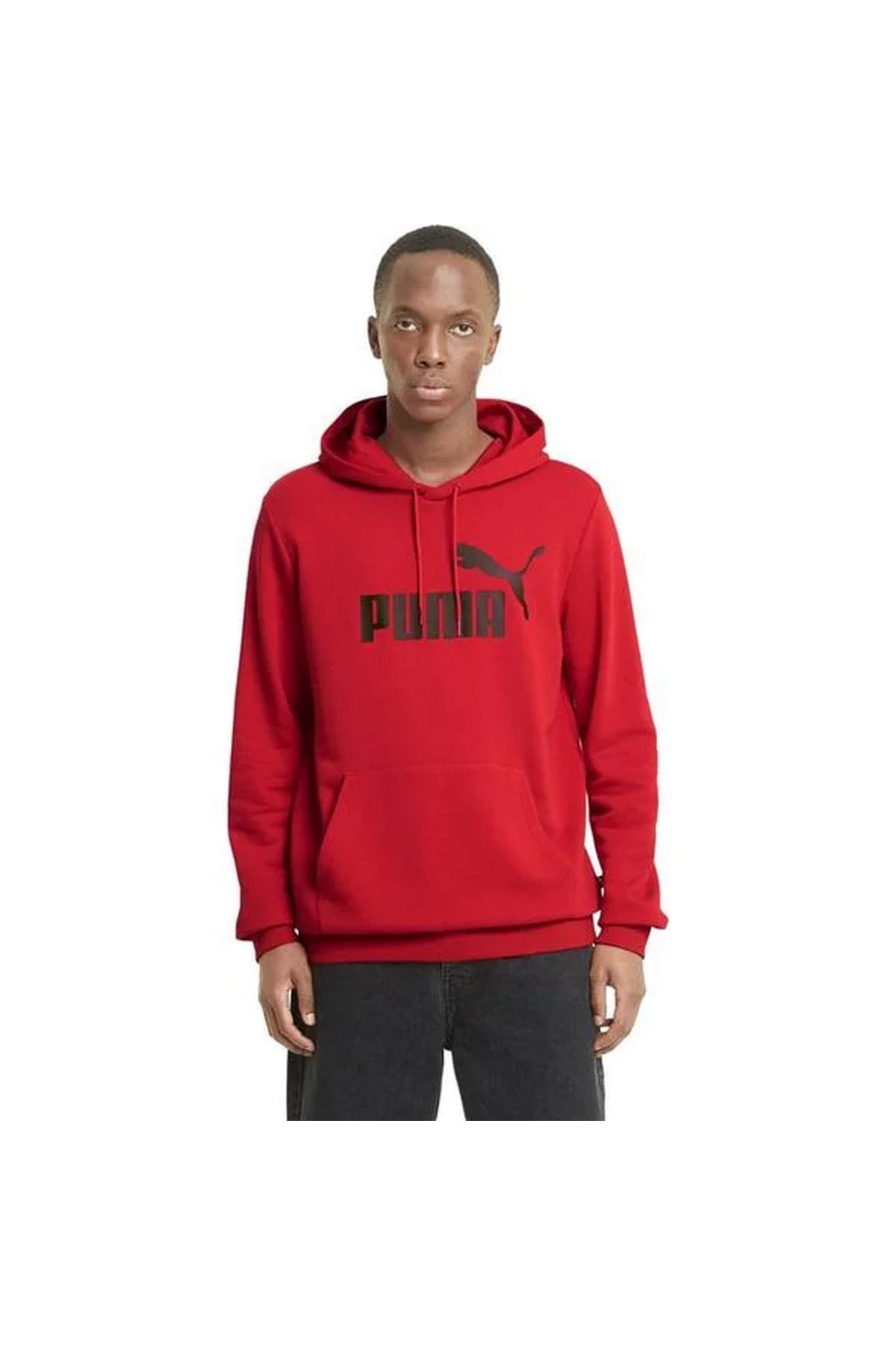 Puma ESS Big Logo Hoodie TR High Risk Red Sweatshirt Unisex Kırmızı 58668811