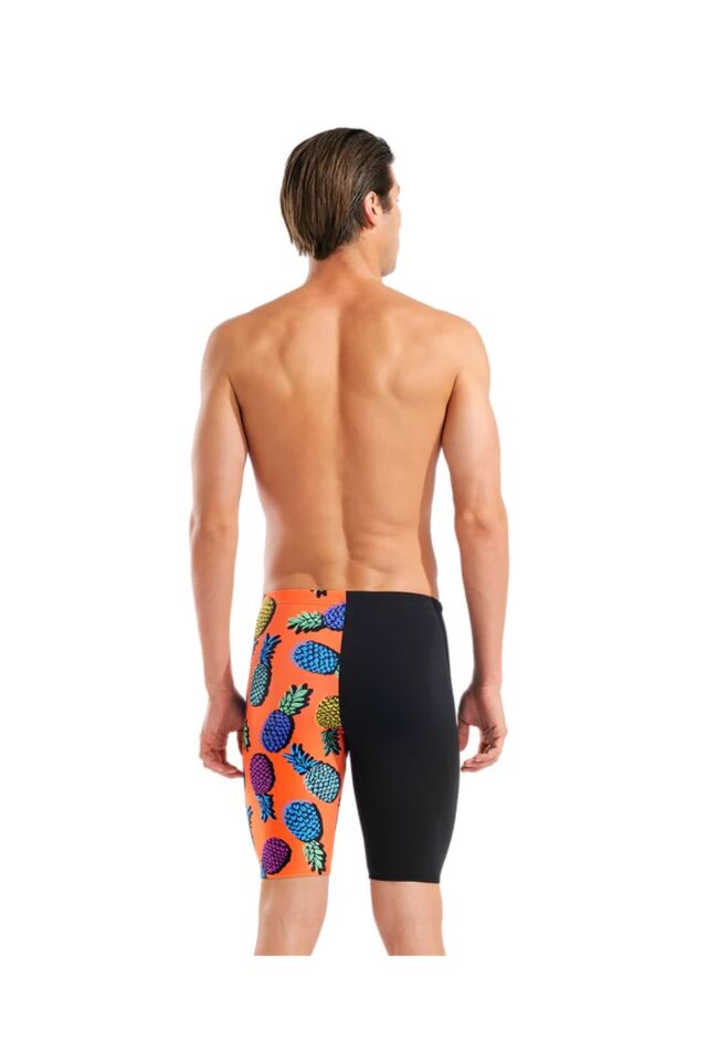 Arena Men's Pineapples Swim Jammer Erkek Yüzücü Mayo Siyah 011150350